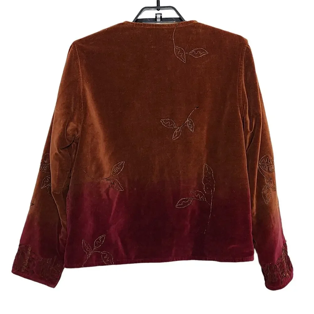 Vintage Mirasol Blazer Jacket Velvet Size Medium